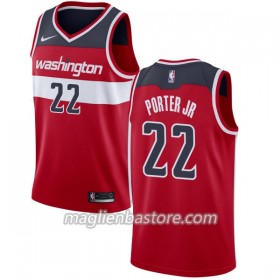 Maglia NBA Washington Wizards Otto Porter Jr 22 Nike 2017-18 Rosso Swingman - Uomo